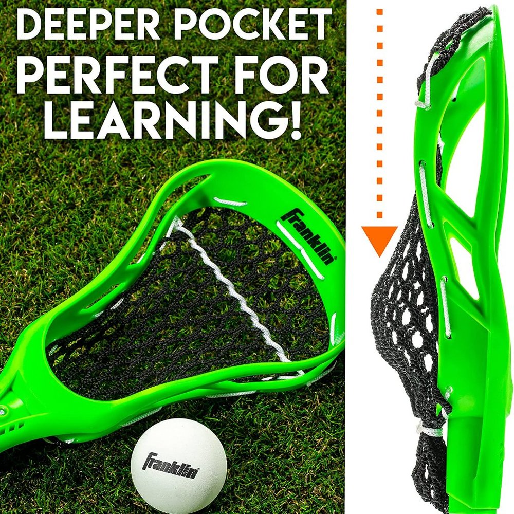 NEW Franklin Sports Youth Lacrosse Folding Goal Stick Ball Set Kids Beginner net - Picture 7 of 10